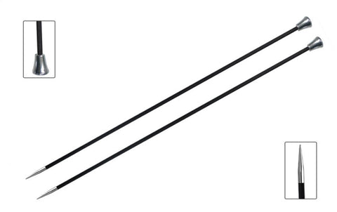 Karbonz Single Pointed Needles (Carbon Fibre) - 35cm