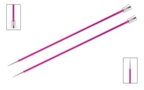 Knit Pro Zing Single Pointed Needles - 25cm Length
