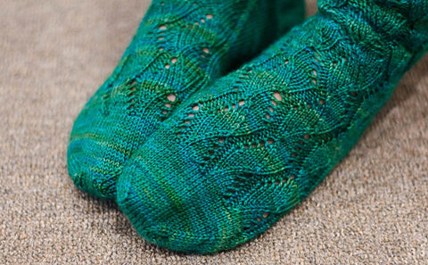 Rushing Tide Socks from SweetGeorgia - Digital Version