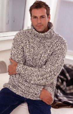Mans Rib Sweater in Rowan Digital Version