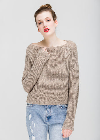 Cuzco Sweater by We Are Knitters - Grey