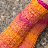 Hele Rib & Lace Gradient Socks by Tabetha Hedrick - Digital Version