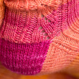 Hele Rib & Lace Gradient Socks by Tabetha Hedrick - Digital Version