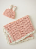Bunny Hat and Blankie in Spud & Chloe Outer