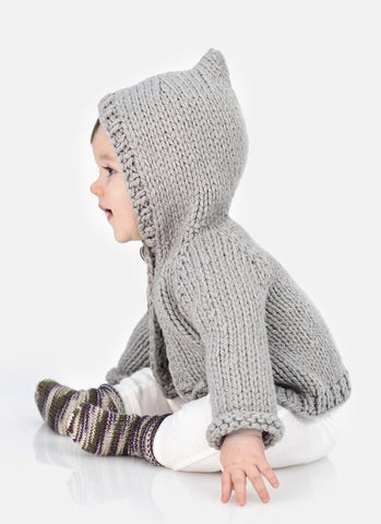 Honey Bear Hoodie & Sweetie Socks in Spud & Chloe Outer