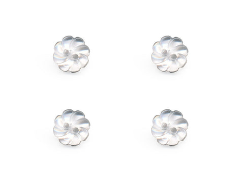 Flower Buttons - Clear - 067