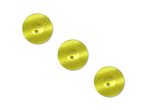 Round Leaf Detailed Buttons - Green - 228