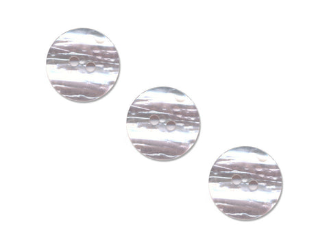 Round Shell Effect Buttons - Pink - 313