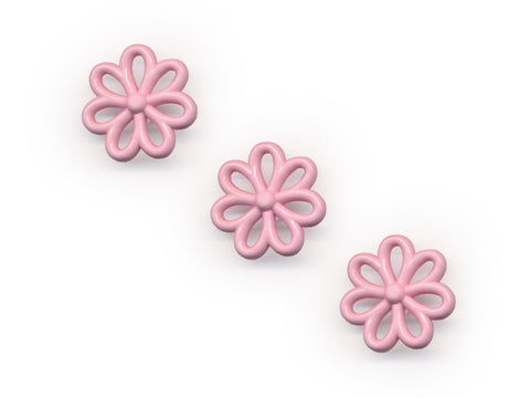 Flower Buttons - Pink - 357