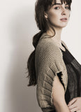 Afton Shrug in Blue Sky Organic Cotton Worsted (20164)