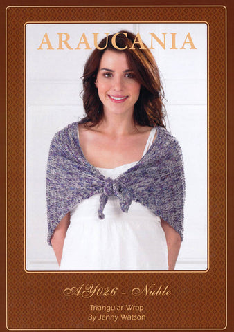Triangular Wrap by Jenny Watson in Araucania Nuble (AY026)