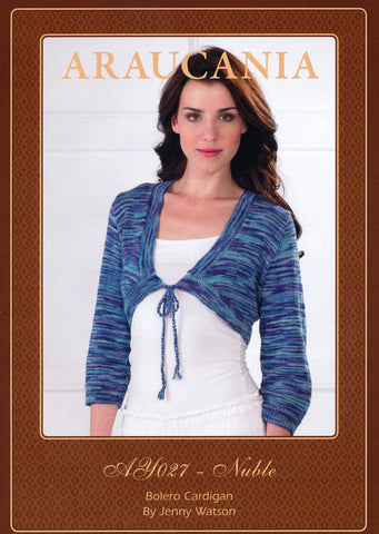 Bolero Cardigan by Jenny Watson in Araucania Nuble (AY027)
