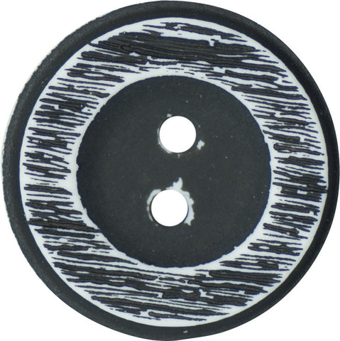 Two Hole Polyester Italian Buttons 23mm