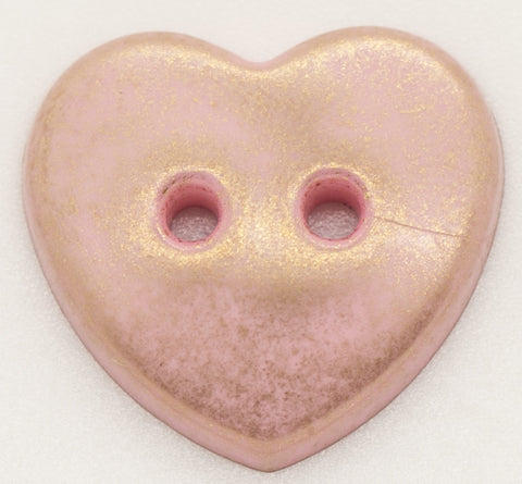 Two Hole Heart Shaped Buttons 20mm