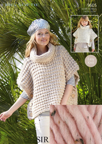 Sirdar Big Softie Chunky Poncho Kit - Buddy (355)