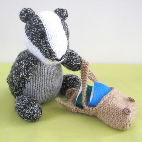Brompton Badger in DK by Amanda Berry - Digital Version