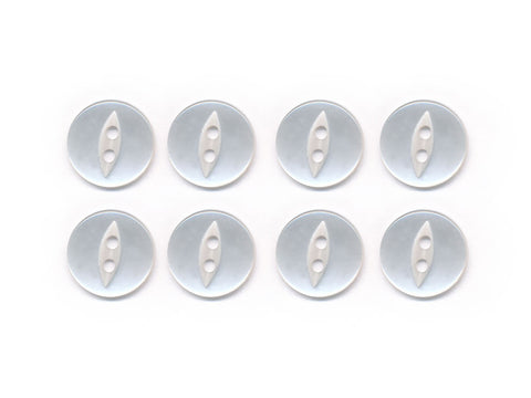 Fish-Eye Buttons - Clear - 006