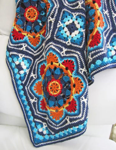 Stylecraft Persian Tiles Blanket Pattern (604)