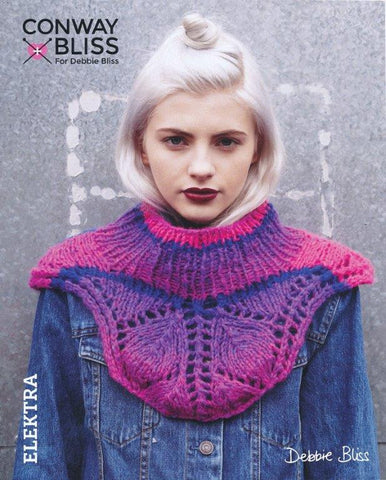 Shoulder Cape in Debbie Bliss Elektra (CB014)