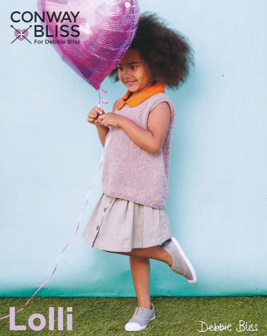 Collared Sleeveless Top in Conway + Bliss Lolli (CB018)