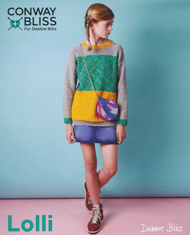 Colour Block Sweater in Conway + Bliss Lolli (CB021)