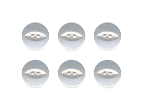 Fish-Eye Buttons - White - 004