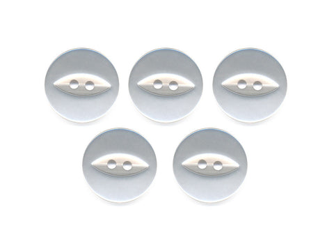 Fish-Eye Buttons - White - 005