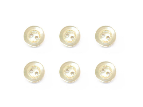 Round Petal Detail Buttons - Yellow - 044