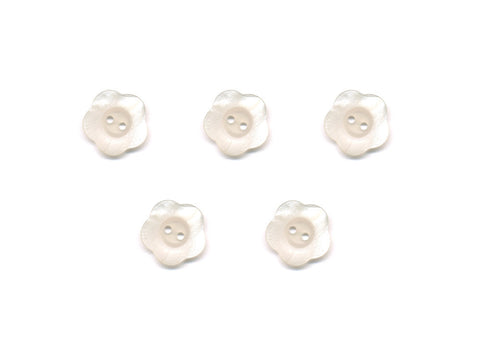 Flower Buttons - Cream - 046