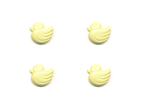 Duck Shaped Buttons - Yellow - 056