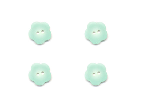 Flower Buttons - Green - 1007