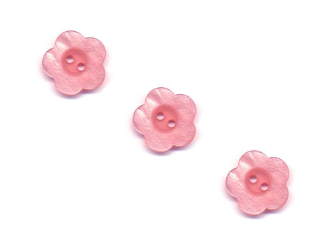 Flower Buttons - Pink - 111