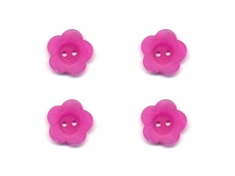 Flower Buttons - Pink - 118