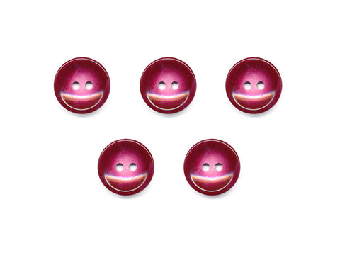 Round Pearl Effect Buttons - Purple - 120
