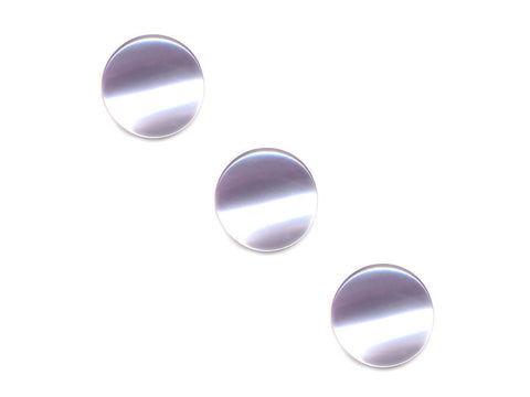 Round Pearl Effect Buttons - Purple - 125