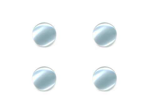 Round Shell Effect Buttons - Blue - 146