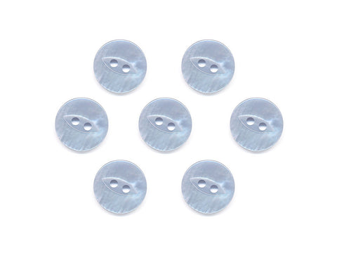 Fish-Eye Pearl Effect Buttons - Blue - 149