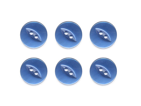 Fish-Eye Buttons - Blue - 152