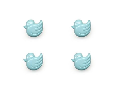 Duck Shaped Buttons - Blue - 156