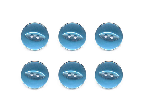 Fish-Eye Buttons - Blue - 160