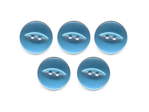 Fish-Eye Buttons - Blue - 72