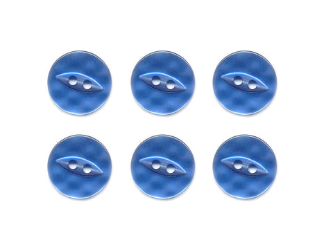 Fish-Eye Buttons - Blue - 165