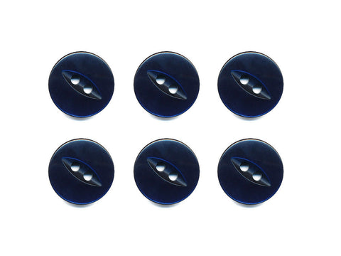Fish-Eye Buttons - Blue - 172