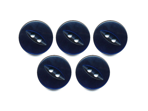 Fish-Eye Buttons - Blue - 173