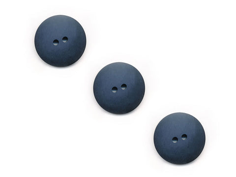 Wood Effect Buttons - Blue - 175