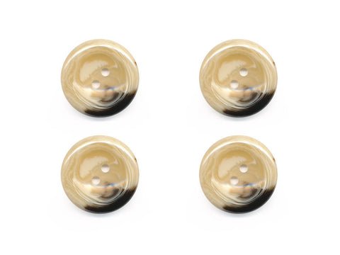 Round Shell Effect Buttons - Beige - 232