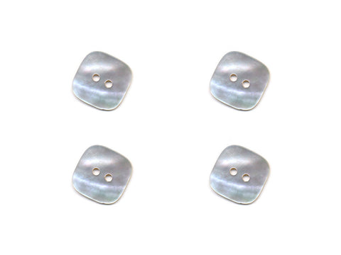 Square Shell Buttons - Cream - 243