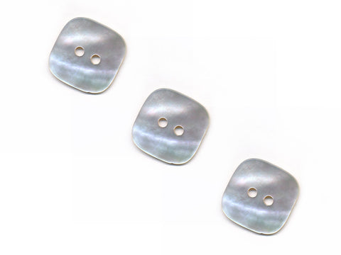 Square Shell Buttons - Cream - 244