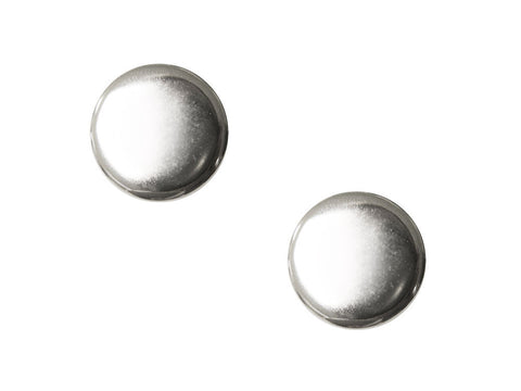 Round Metal Buttons - Silver - 273