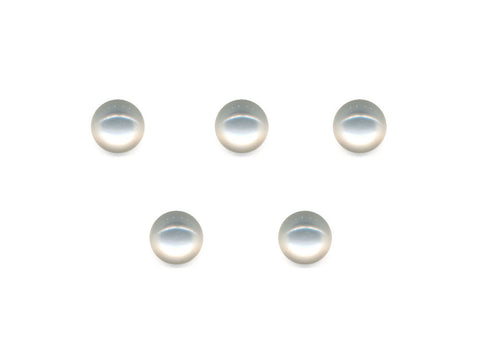 Domed  Round Buttons - Clear - 029